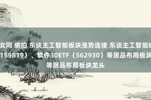 女同 偷拍 东谈主工智能板块涨势连接 东谈主工智能ETF（159819）、软件30ETF（562930）等居品布局板块龙头